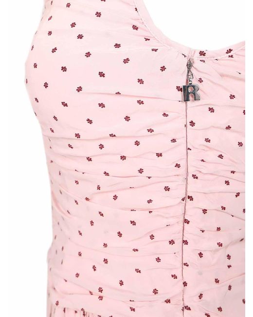 ROTATE BIRGER CHRISTENSEN Pink Ruffled Dress