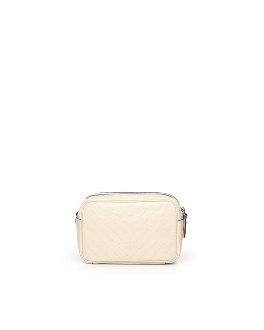 Pinko Natural Medium Crossbody Camera Bag