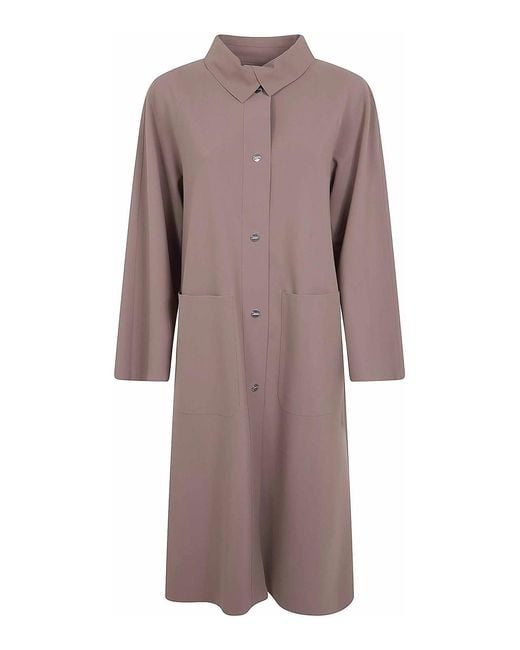 Herno Brown Midi Coat