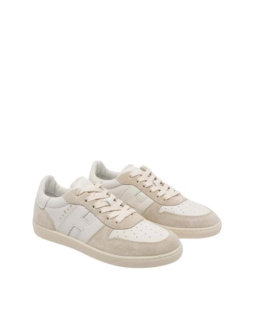 Hogan White Cool Sneakers