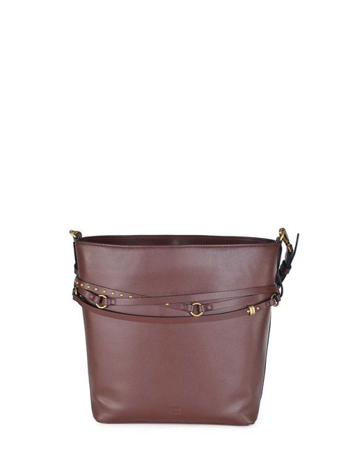 Pinko Purple Bag Made Of Leather