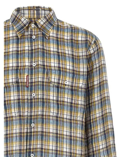 DSquared² Multicolor Canadian Vintage Shirt for men