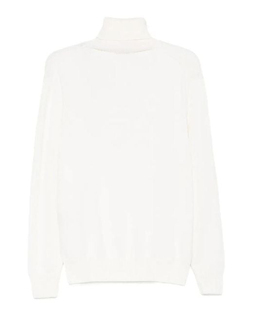 Paul & Shark White Turtleneck for men