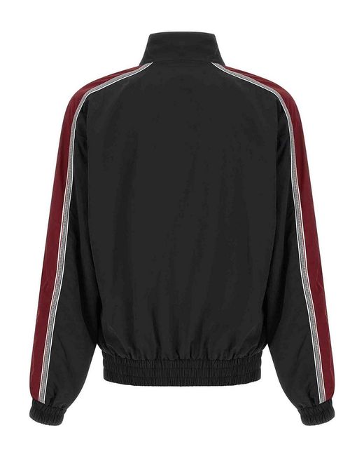 Versace Black Craquel-Effect Blouson for men