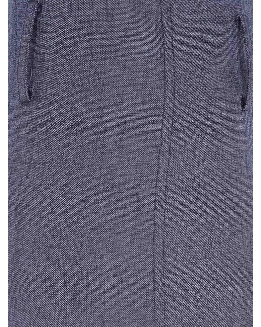 DR. HOPE Blue Midi Skirt