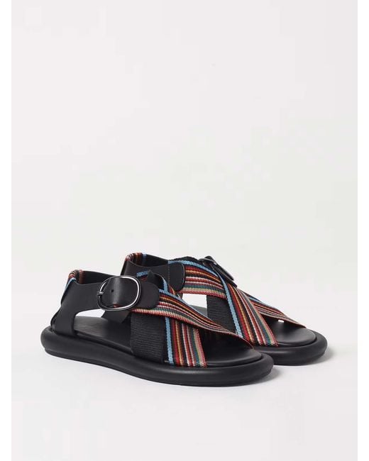 Paul Smith Black Citrus Flat Sandal
