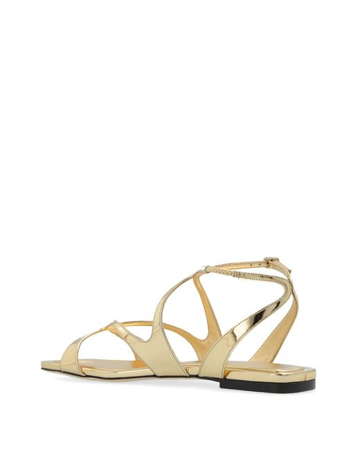 Jimmy Choo Metallic Ayla Sandals