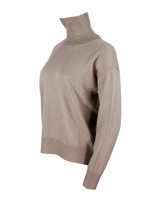 Fabiana Filippi Gray Turtle Neck
