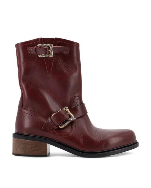 Enfants Riches Deprimes Brown Leather Boots for men