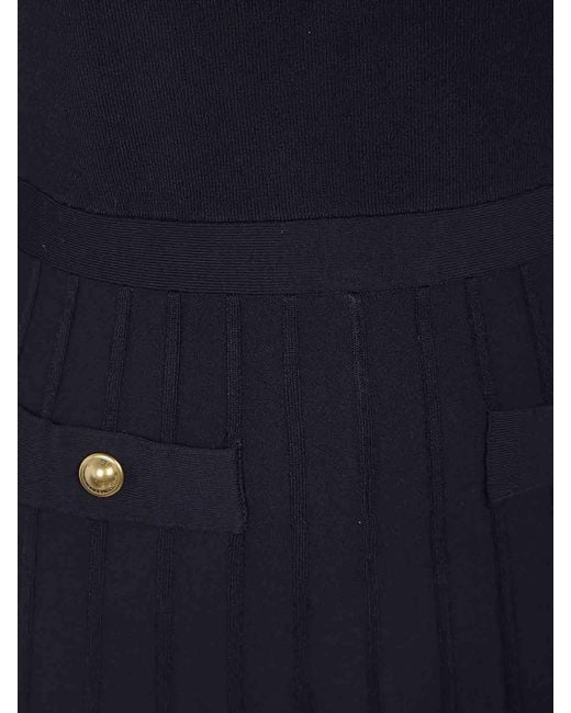 Michael Kors Black Polo Flare Mini Dress