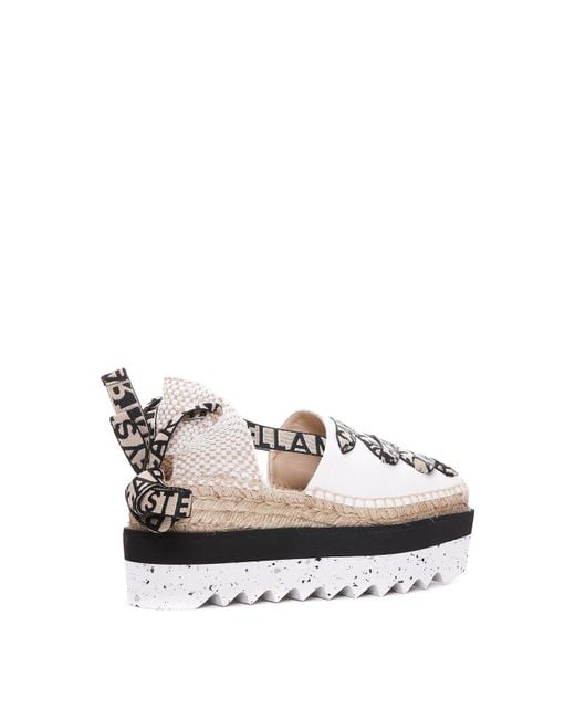Stella McCartney White Gaia Espadrilles