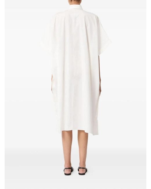 MM6 by Maison Margiela White Midi Dress