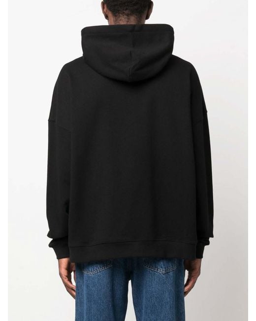 Palm Angels Black Sweatshirt for men