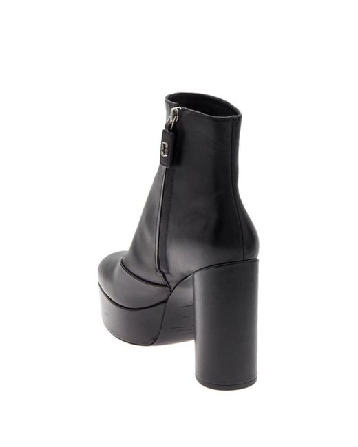 Marc Jacobs Black Leather Ankle Boots