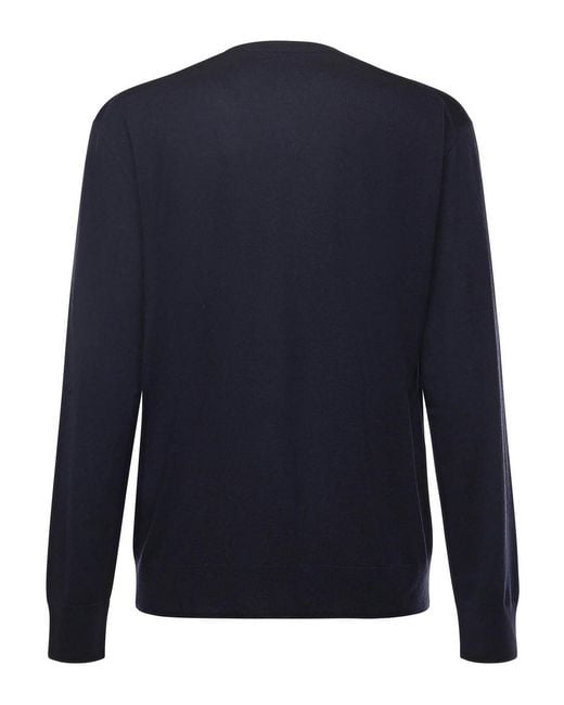 Eleventy Blue Cashmere Sweater for men