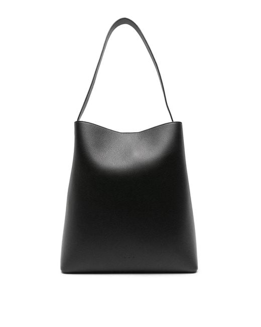 Aesther Ekme Black Soft Baguette Shoulder Bag