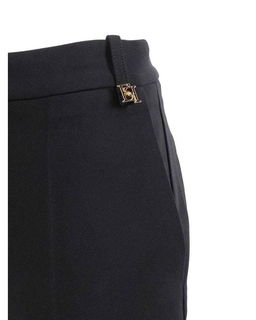 Elisabetta Franchi Blue Trousers