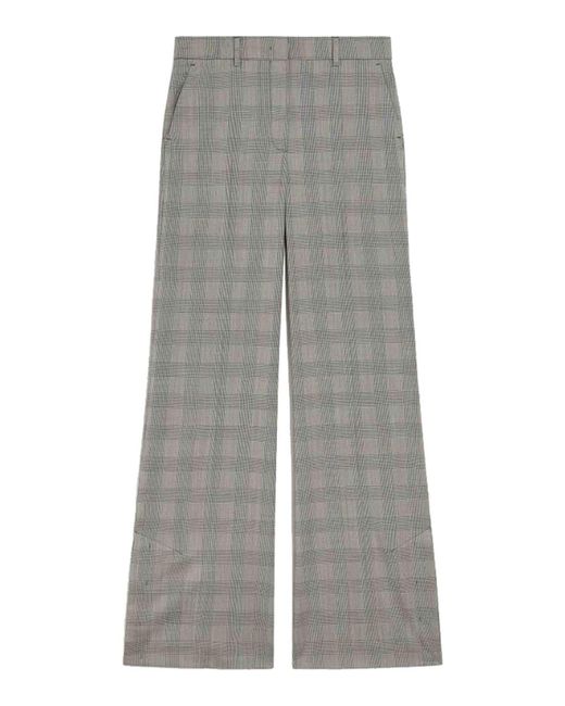 Sportmax Gray Wool Tailored Pants