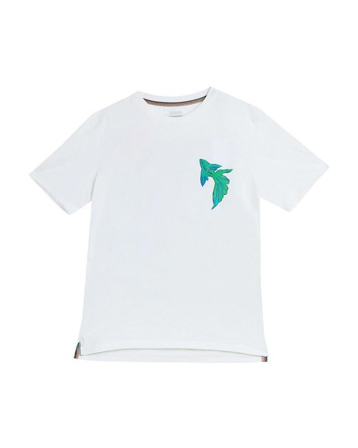 Paul Smith White T-Shirt Kingyo for men