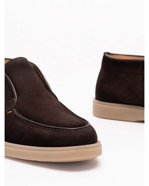 Santoni Brown 'Digits' Lace Up for men