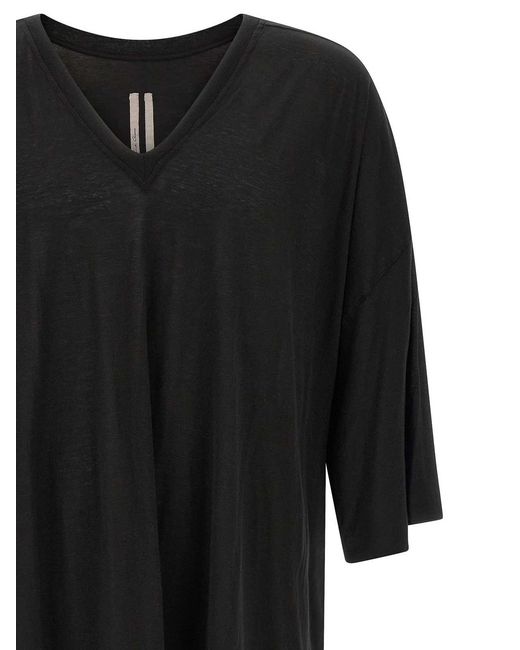 Rick Owens Black V Tommy T T-Shirt for men