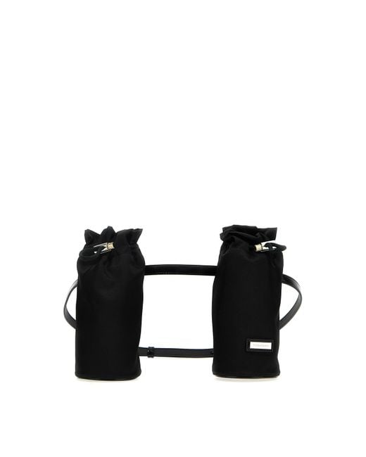 Ferragamo Black Mulkeocket Belt Bag for men