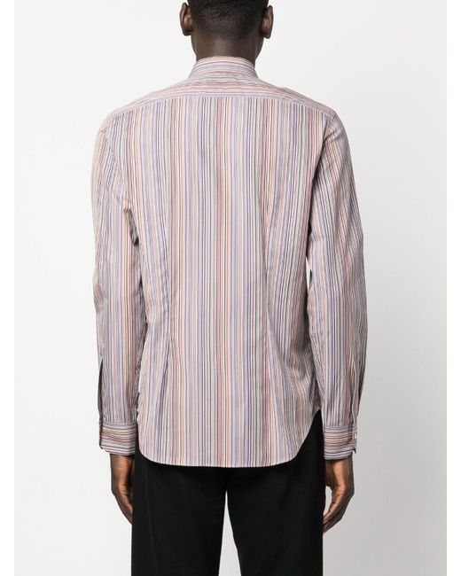 Paul Smith Pink Striped Shirt for men