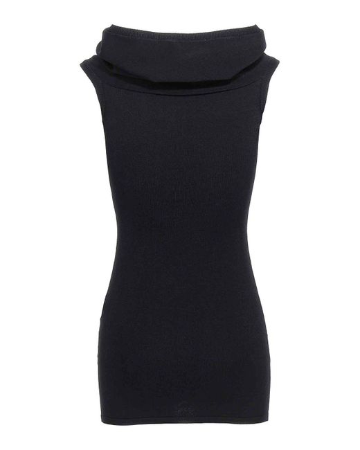 Wardrobe NYC Black Mini Off Shoulder Dress