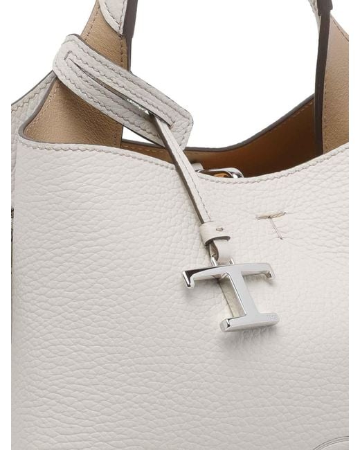 Tod's Gray Micro Leather Bag