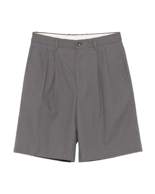 Tagliatore Gray Bermuda Shorts for men