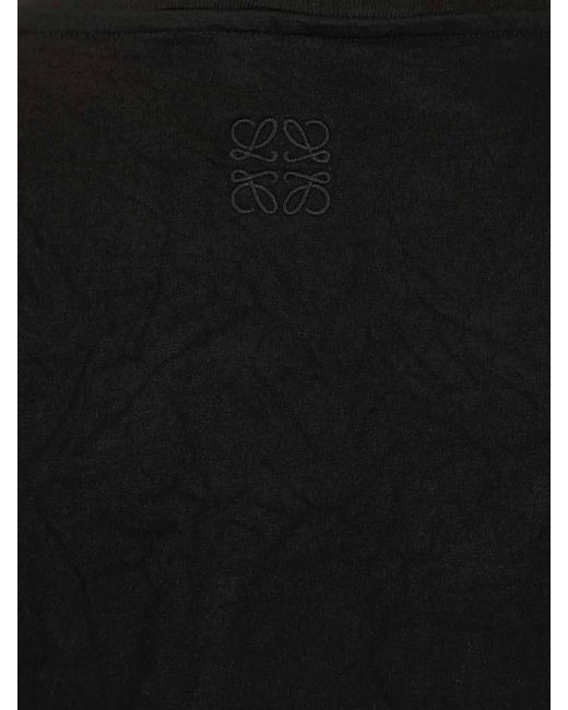 Loewe Black Cotton Blend T-Shirt