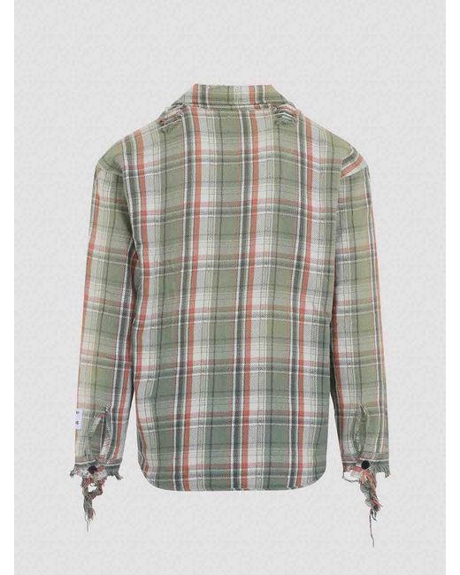 GALLERY DEPT. Gray Marley Flannel Shirt for men