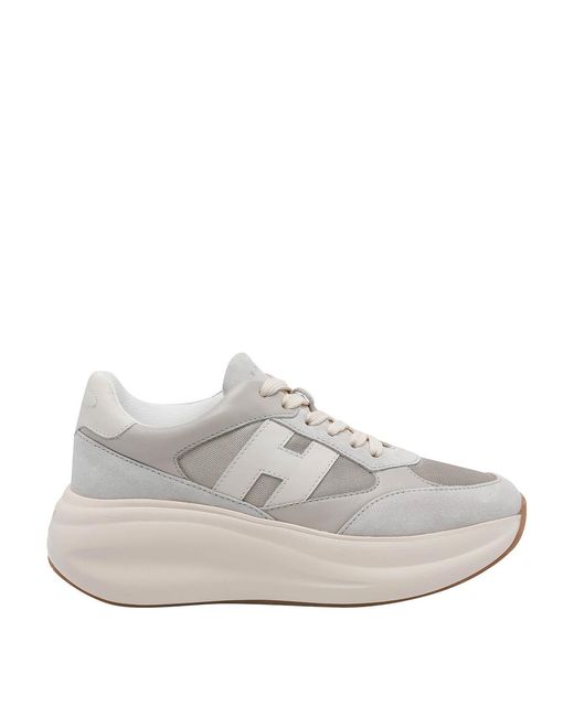 Hogan White Maxi Sneakers