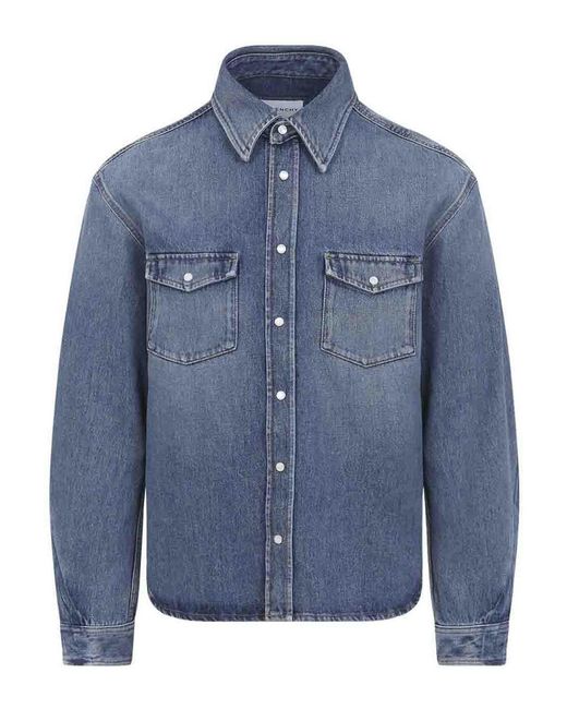 Givenchy Blue Classic Shirt for men
