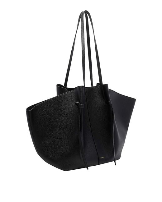 Yuzefi Black Xl Mochi Shoulder Bag