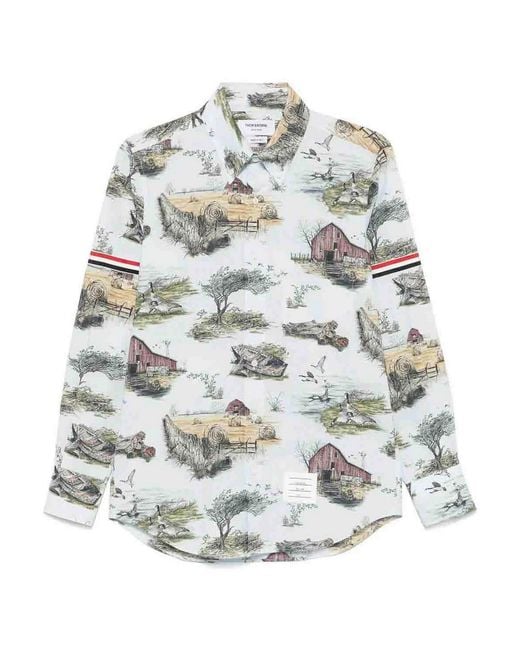 Thom Browne White Shirt for men