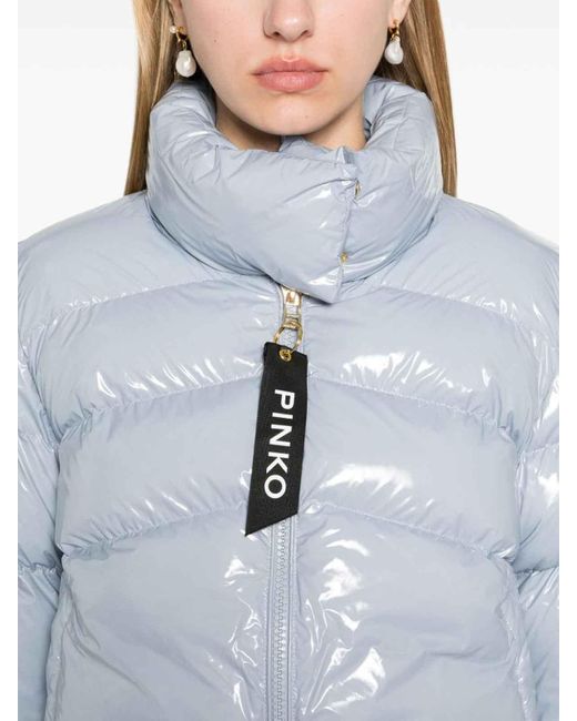 Pinko Blue Down Jacket