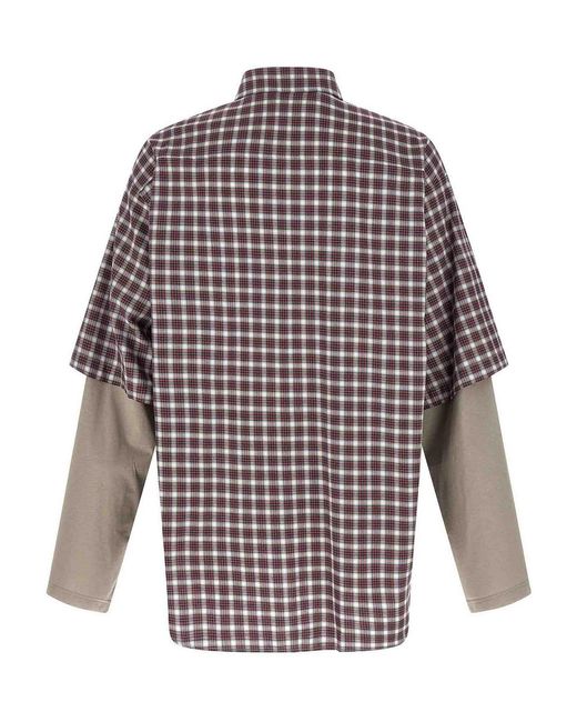 Balenciaga White Wrong Sleeve Shirt for men