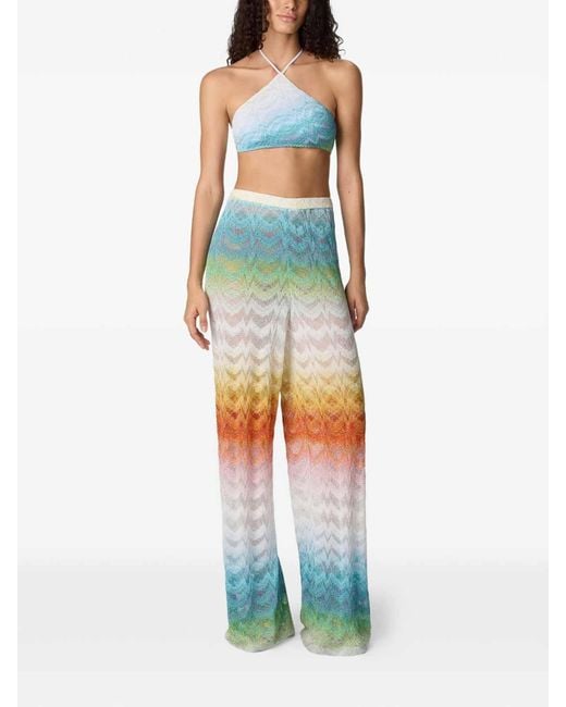 Missoni Green Patterned Trousers