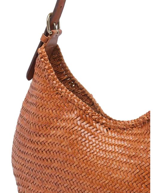 Dragon Diffusion Brown Luna Mezza Shoulder Bag
