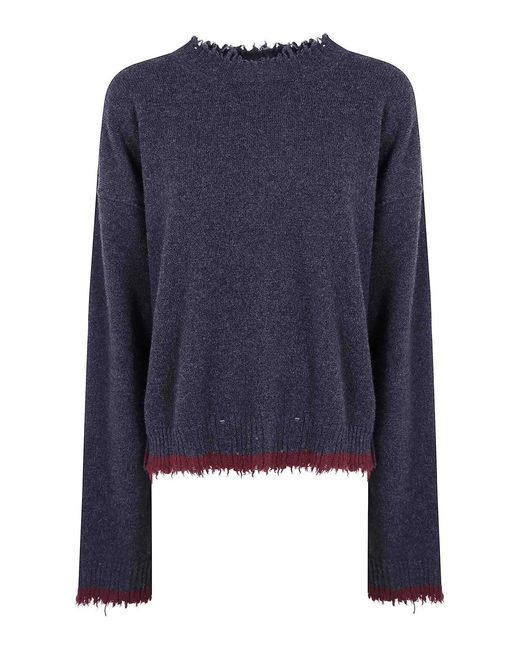 Uma Wang Blue Long Sleeves Top