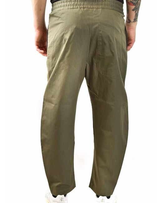 Isabel Benenato Green Trousers for men