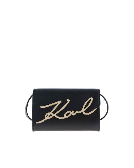 Karl Lagerfeld K Signature Belt Bag In in Black Lyst