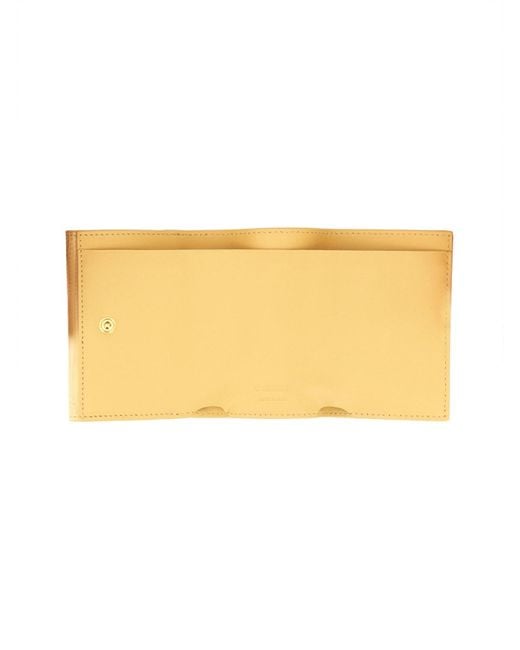 Jil Sander Yellow Wallets & Purses