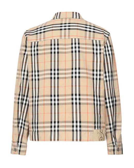 Giacca di Burberry in Natural da Uomo