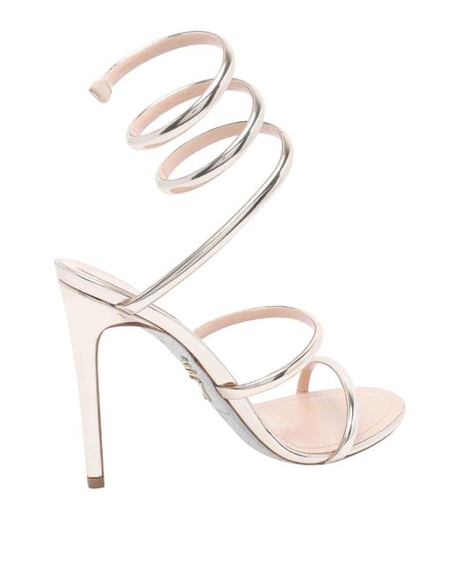 Rene Caovilla Natural Cleo Sandals
