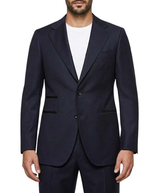 Franzese Collection Blue 100% Super 110S Virg for men
