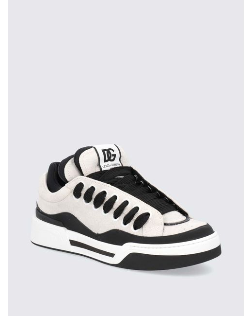 Dolce & Gabbana White New Roma Sneakers for men