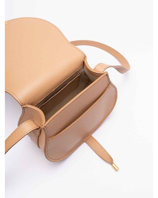 Chloé Natural Marcie Small Saddle Bag