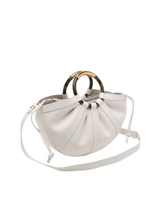 Coccinelle White Shell Handbag